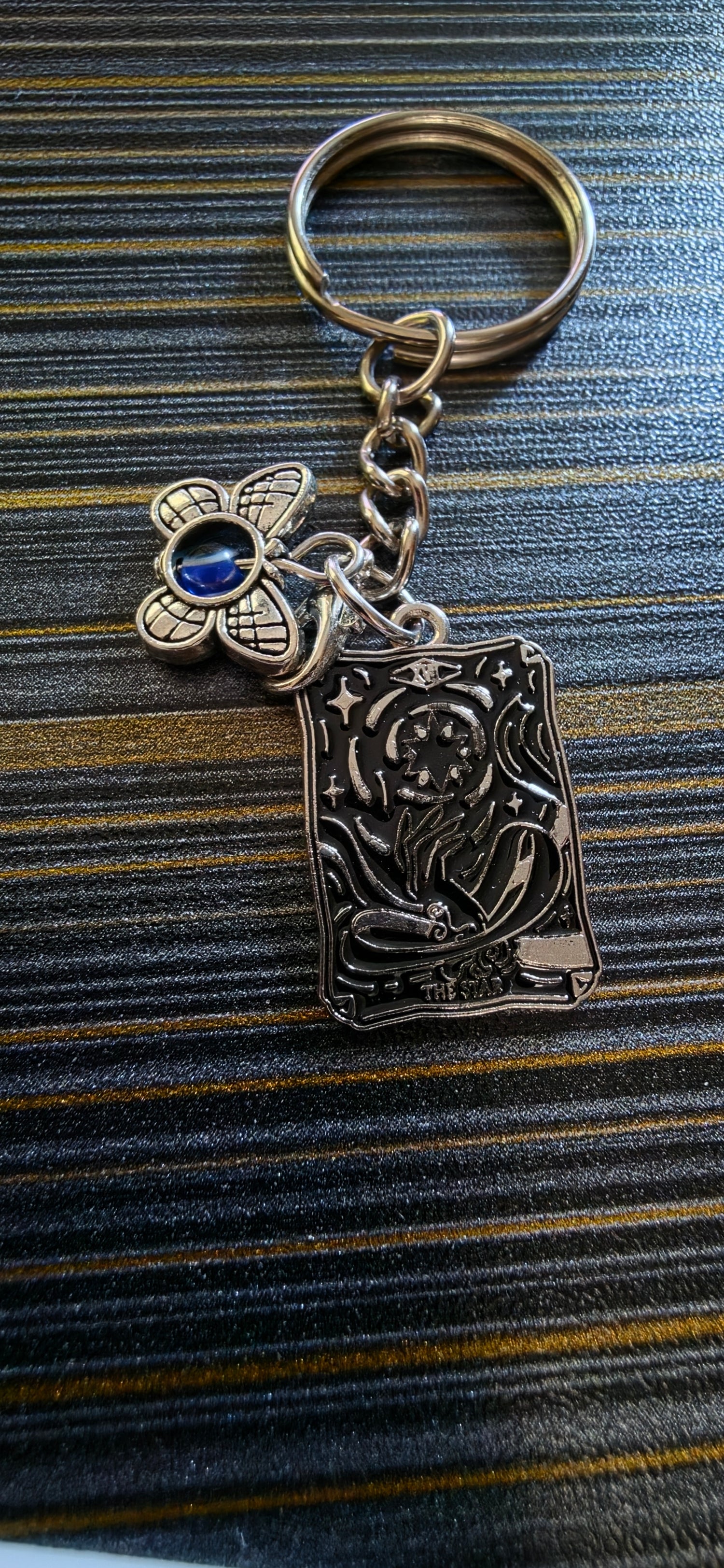 Tarot card Evil eye Keychain
