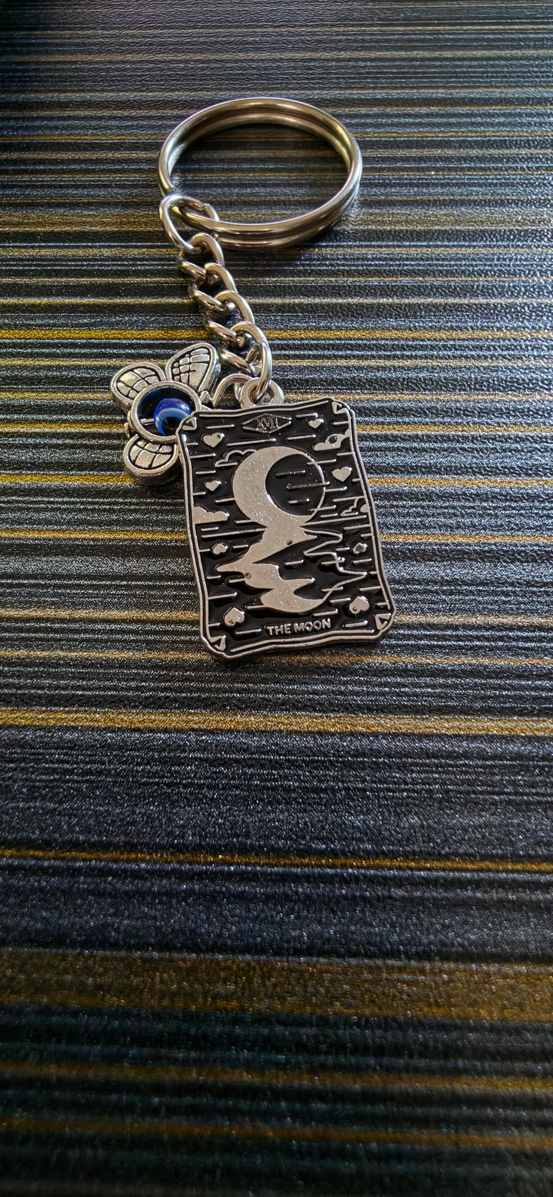 Tarot card Evil eye Keychain