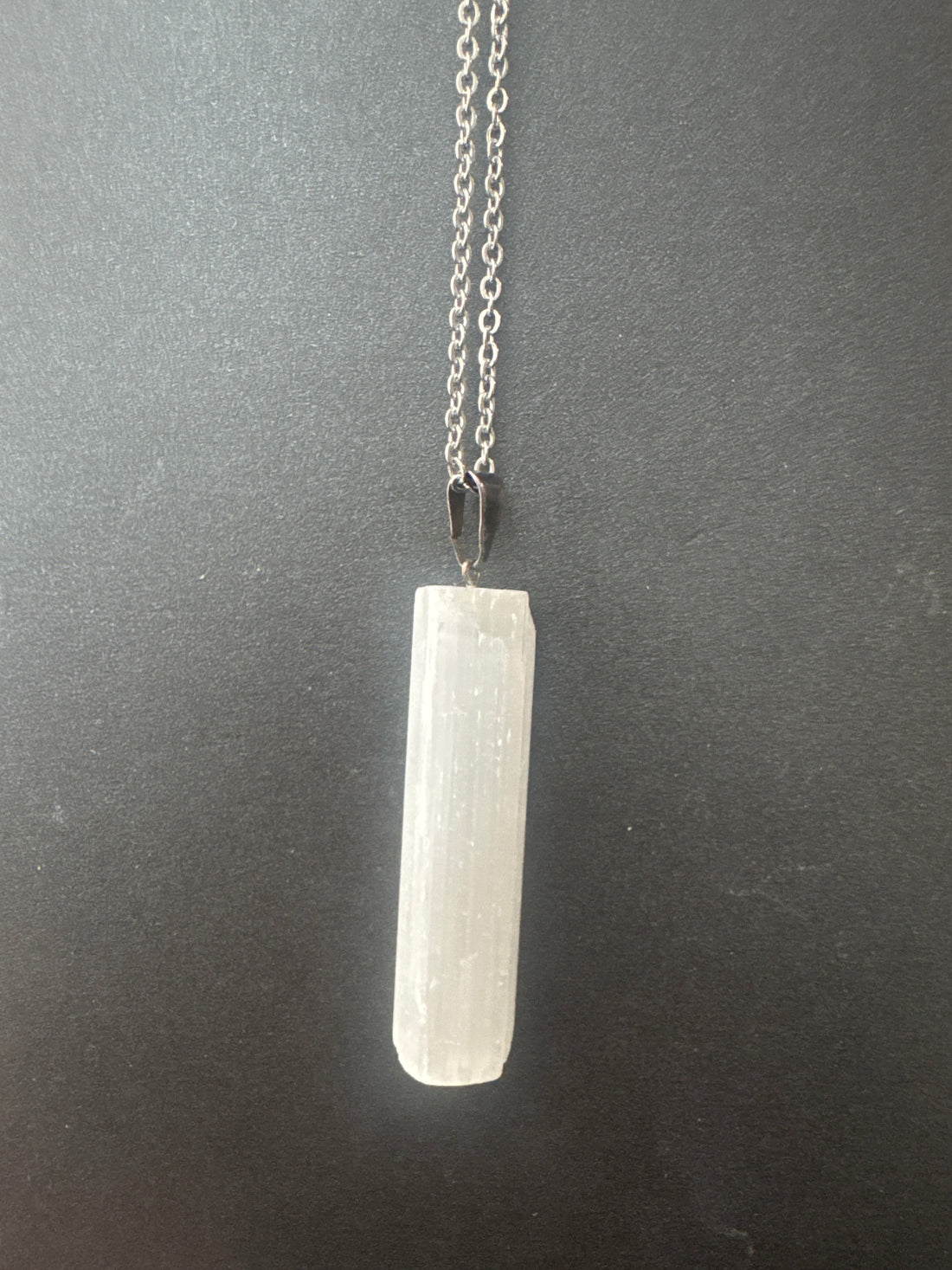 Selenite Crystal Necklace