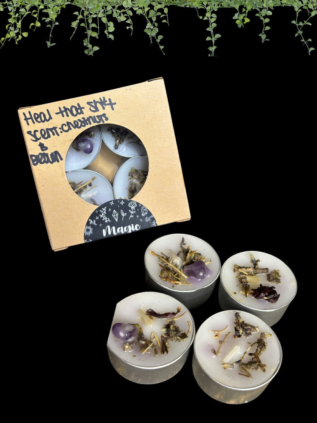 Heal That Sh*t Tea Candles