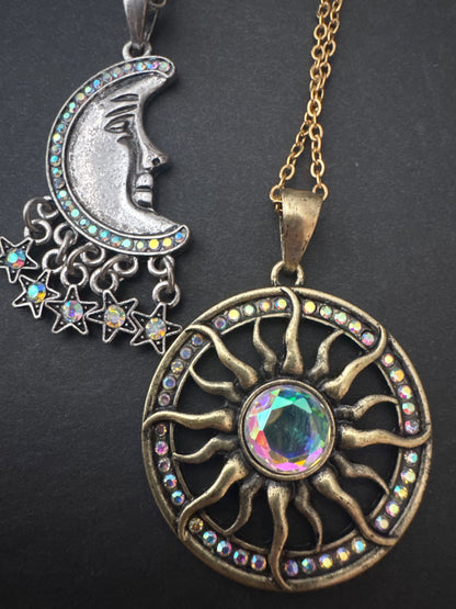 Sun and Moon Necklace