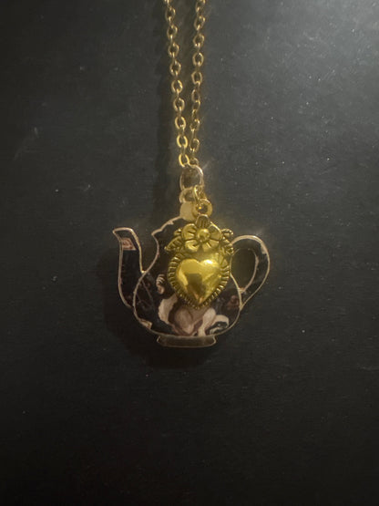 Peek A Boo White Rabbit Necklace