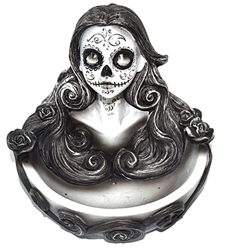 4 1/2&amp;quot; Day of the Dead incense holder