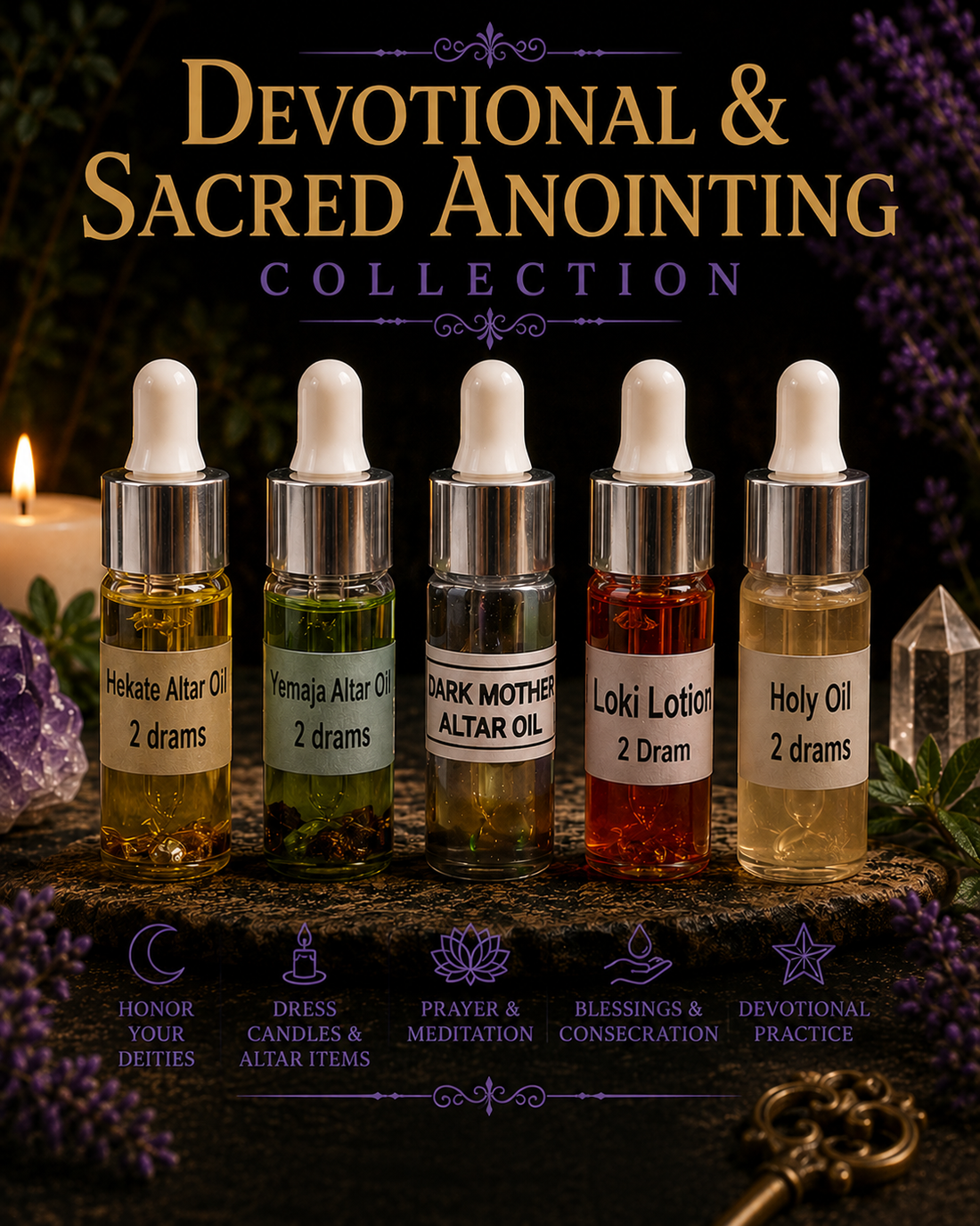 Devotional &amp; Sacred Anointing Oils Collection