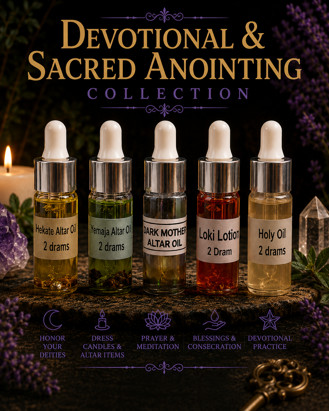 Devotional &amp; Sacred Anointing Oils Collection