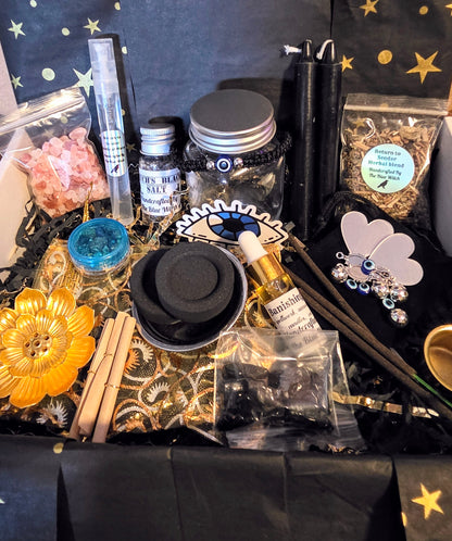 3 in 1 Return to Sender Box (shaker jar, candle spell, and aromatic magic)