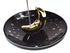 Crescent Moon ceramic incense burner in white with a curved moon shape — lunar ritual incense holder for cones and sticks on a moon altar.