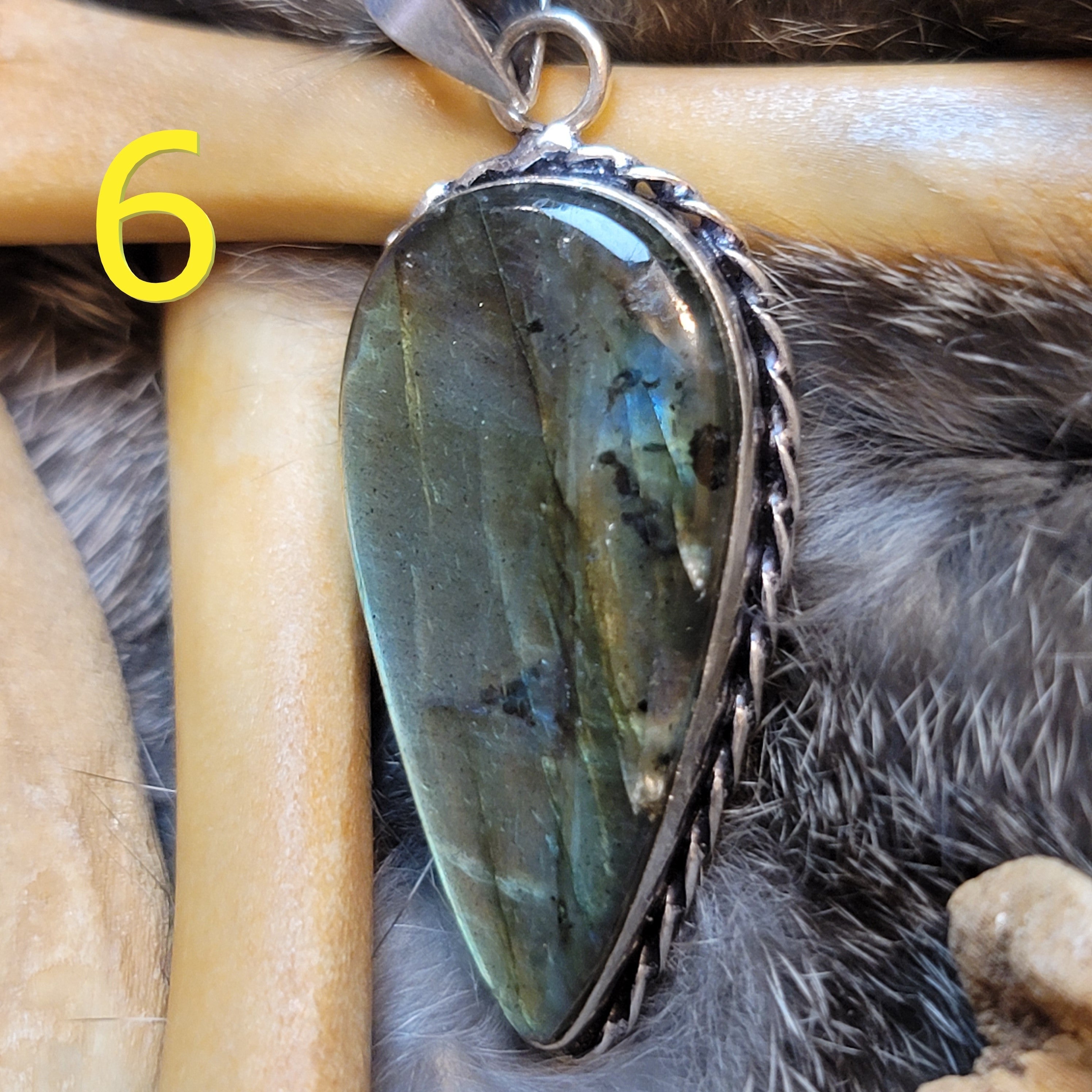 Pendant Necklaces – Mixed Stones &amp; Settings Labradorite, Garden Quartz, Hematite, Bumblebee Jasper