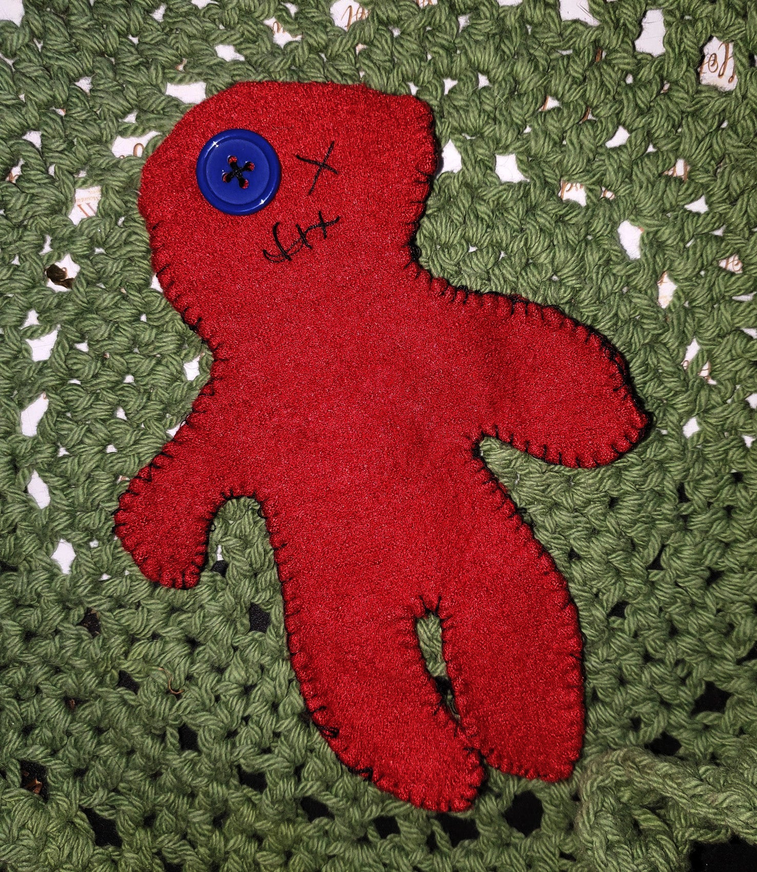 Handmade Poppet Doll (7.5”) | Stuff-Your-Own Spell Poppet | Folk Magic Rootwork Doll | Witchcraft Ritual Tool