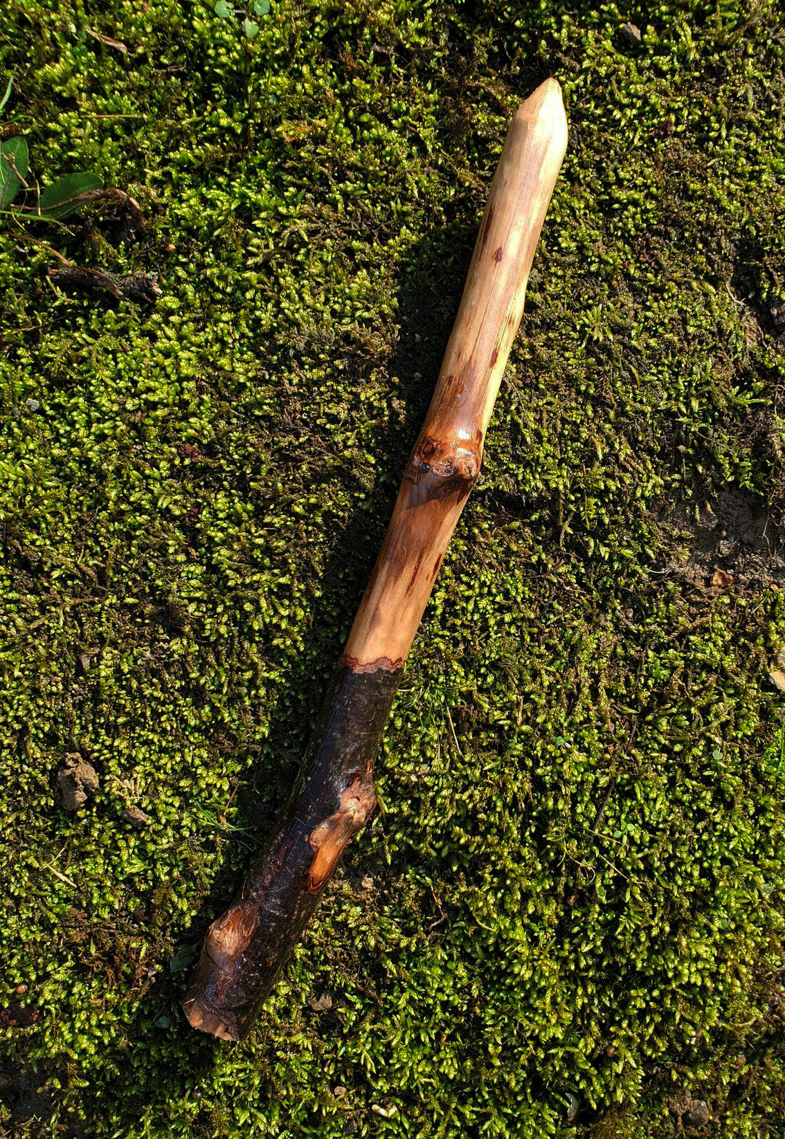 Appalachian Foraged Wand | Handcrafted Wooden Ritual Wand | Natural Witch Wand | Mossbound Wand No. 11