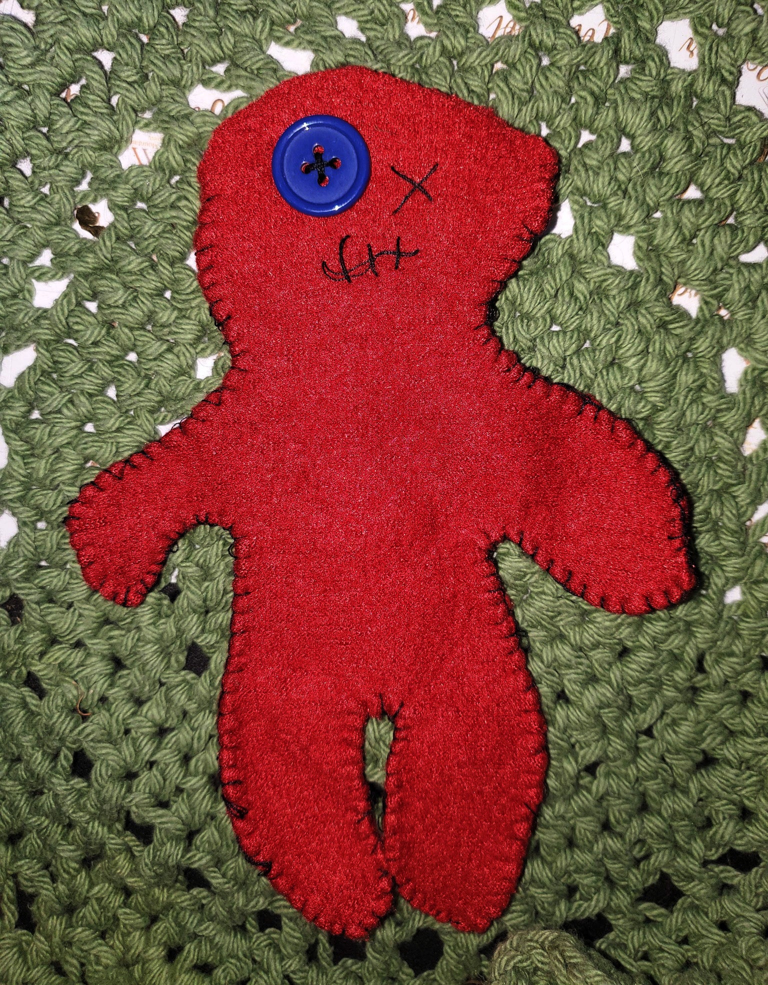 Handmade Poppet Doll (7.5”) | Stuff-Your-Own Spell Poppet | Folk Magic Rootwork Doll | Witchcraft Ritual Tool