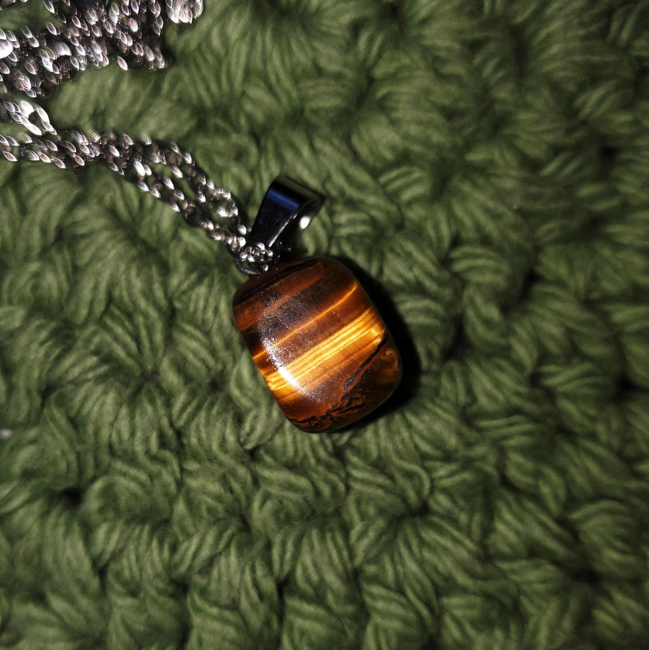 Tiger’s Eye Necklace | Grounding Protection &amp; Confidence Talisman