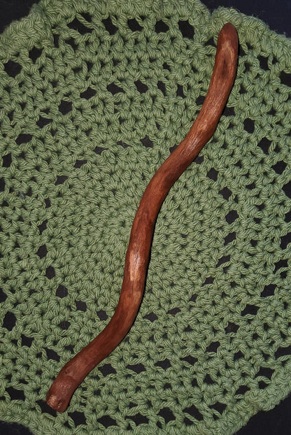 12” Handmade Witch Wand | Folk Magic Spell Wand | Appalachian Wood Ritual Tool (One of a Kind)