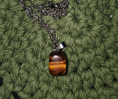 Tiger’s Eye Necklace | Grounding Protection &amp; Confidence Talisman