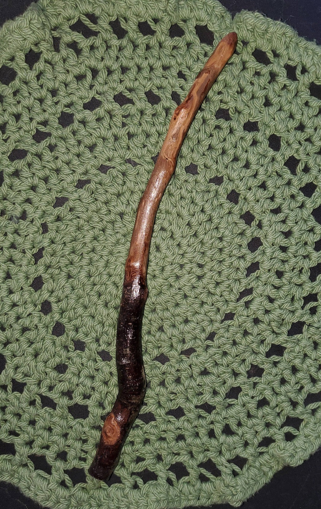 Appalachian Foraged Wood Wand 12” | Handcrafted Witch Wand for Spellwork, Ritual, Energy Work &amp; Altar Decor