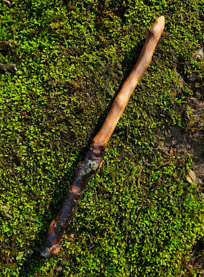 Handcrafted Appalachian Wand | Foraged Wood Ritual Wand 12” (No. 10)
