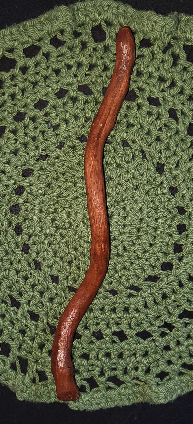 12” Handmade Witch Wand | Folk Magic Spell Wand | Appalachian Wood Ritual Tool (One of a Kind)