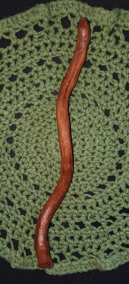 12” Handmade Witch Wand | Folk Magic Spell Wand | Appalachian Wood Ritual Tool (One of a Kind)