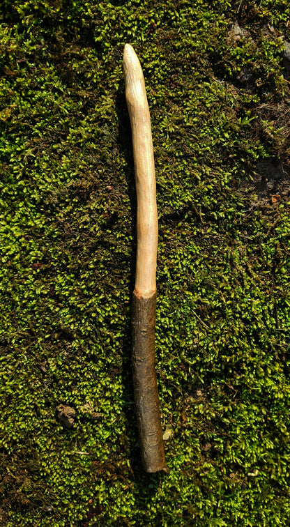 Appalachian Foraged Wand | Handcrafted Wooden Ritual Wand | Natural Witch Wand | Mossbound Wand No. 13