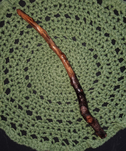 Appalachian Foraged Wood Wand 12” | Handcrafted Witch Wand for Spellwork, Ritual, Energy Work &amp; Altar Decor