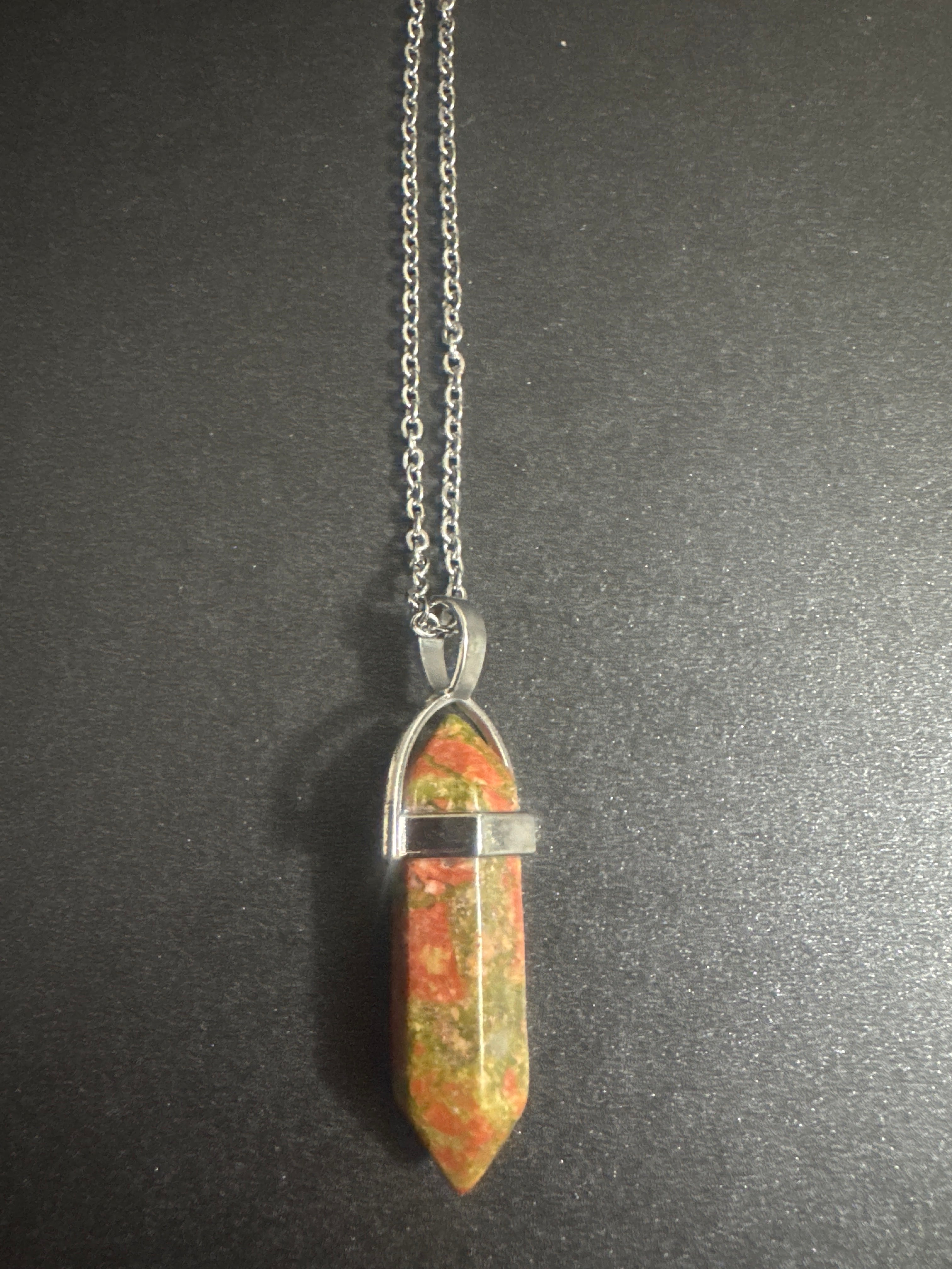 Various Shaped Crystal Necklaces