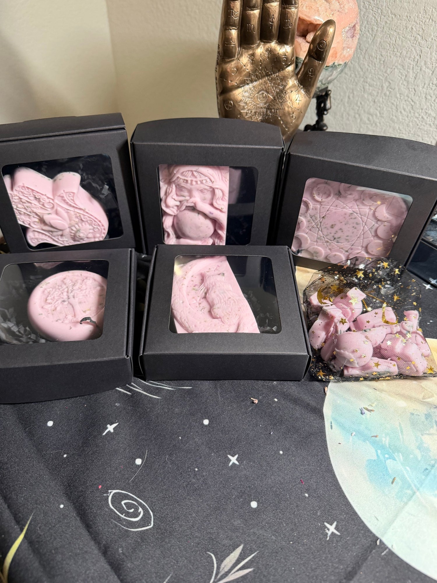 🌙 Lavender Moon Phase Goat Milk Soap ✨