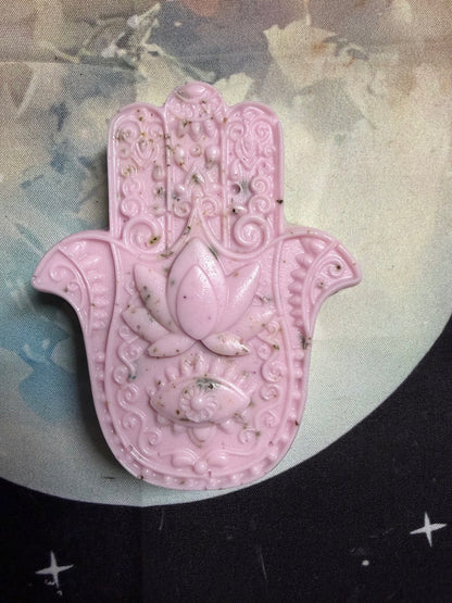 🪬 Lavender Hamsa Goat Milk Soap ✨
