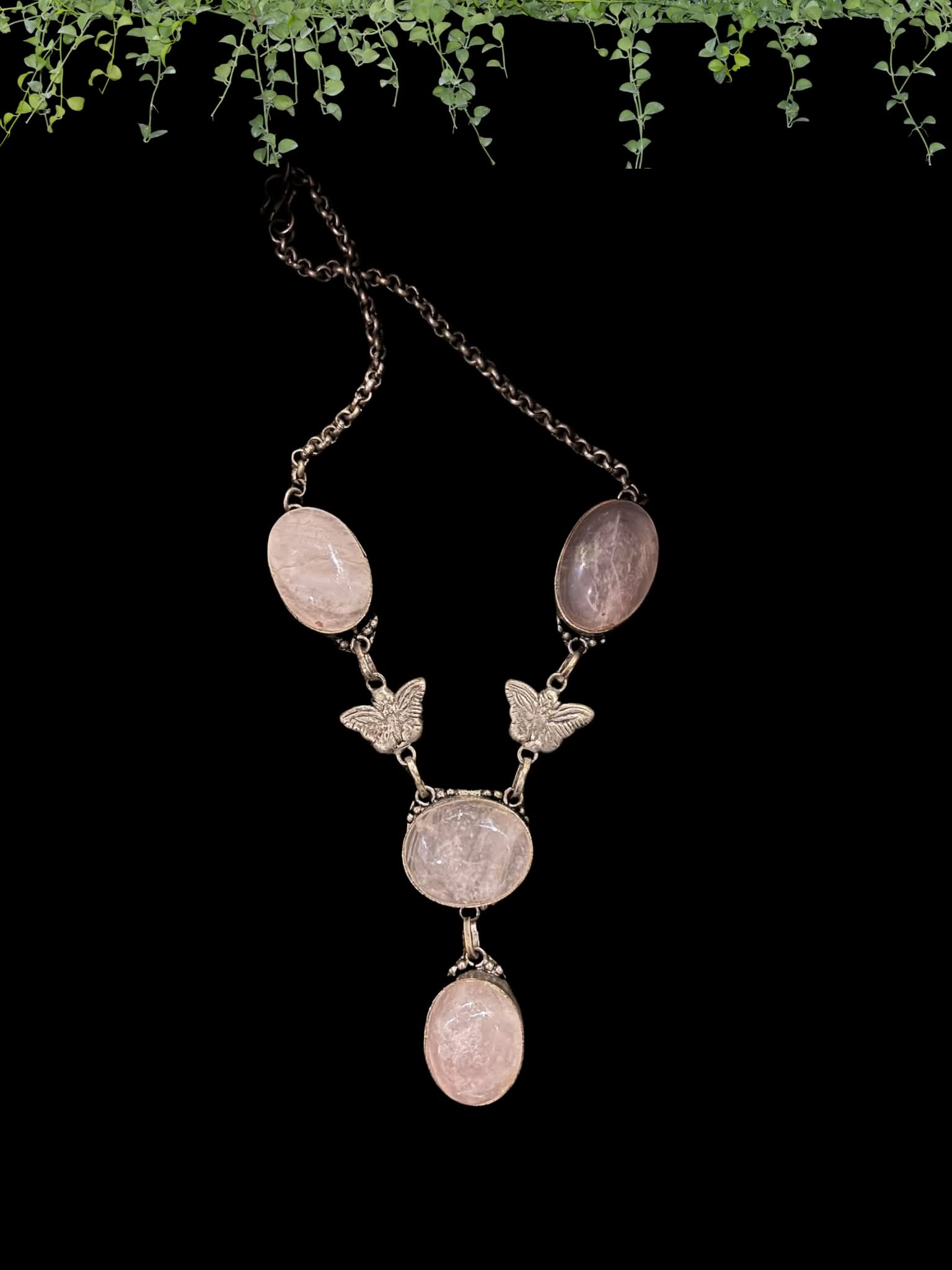 Rose Quartz Vintage Necklace