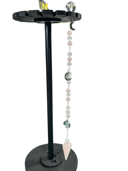 Large Rose Quartz Pendulum