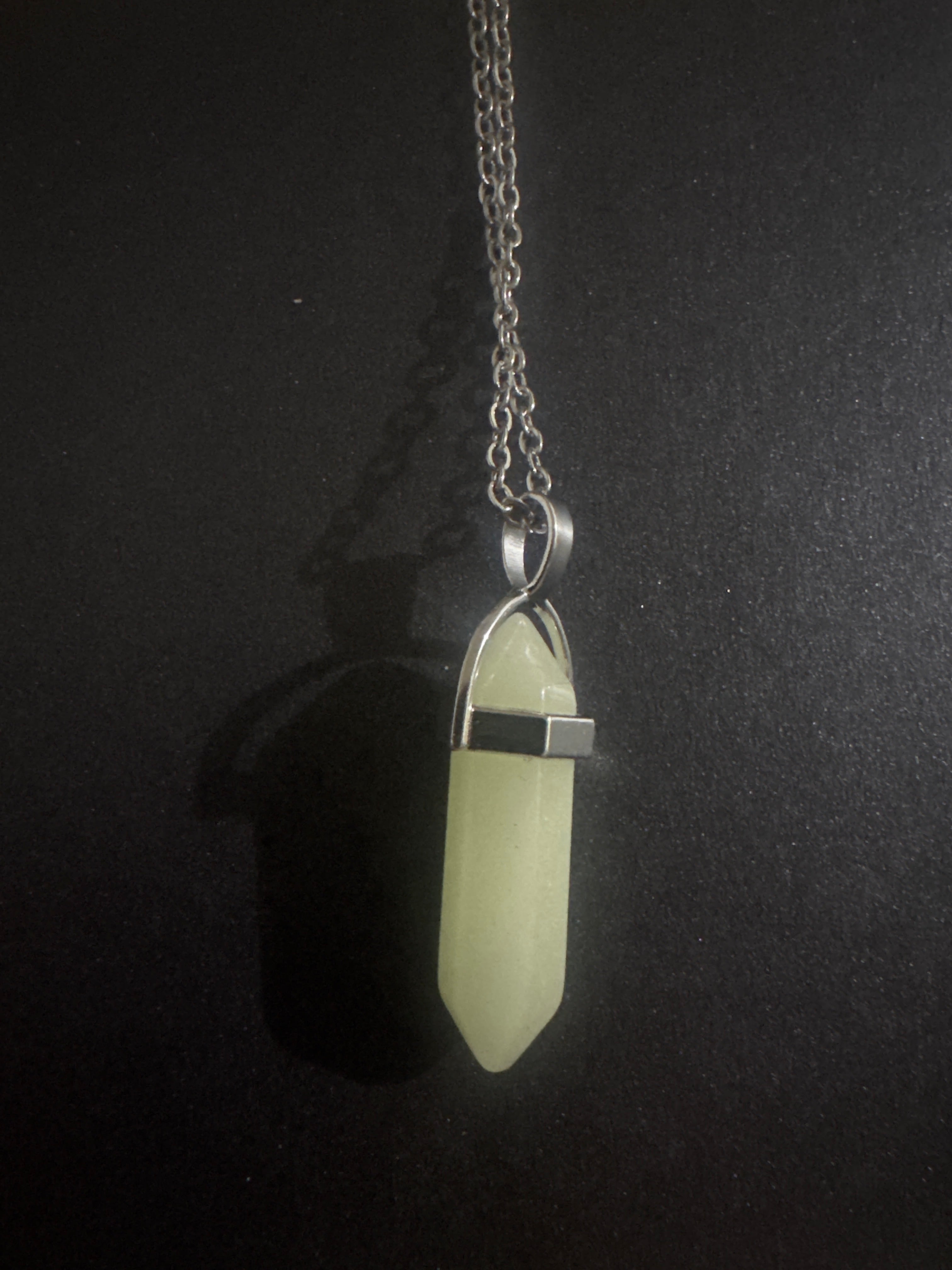 Various Shaped Crystal Necklaces