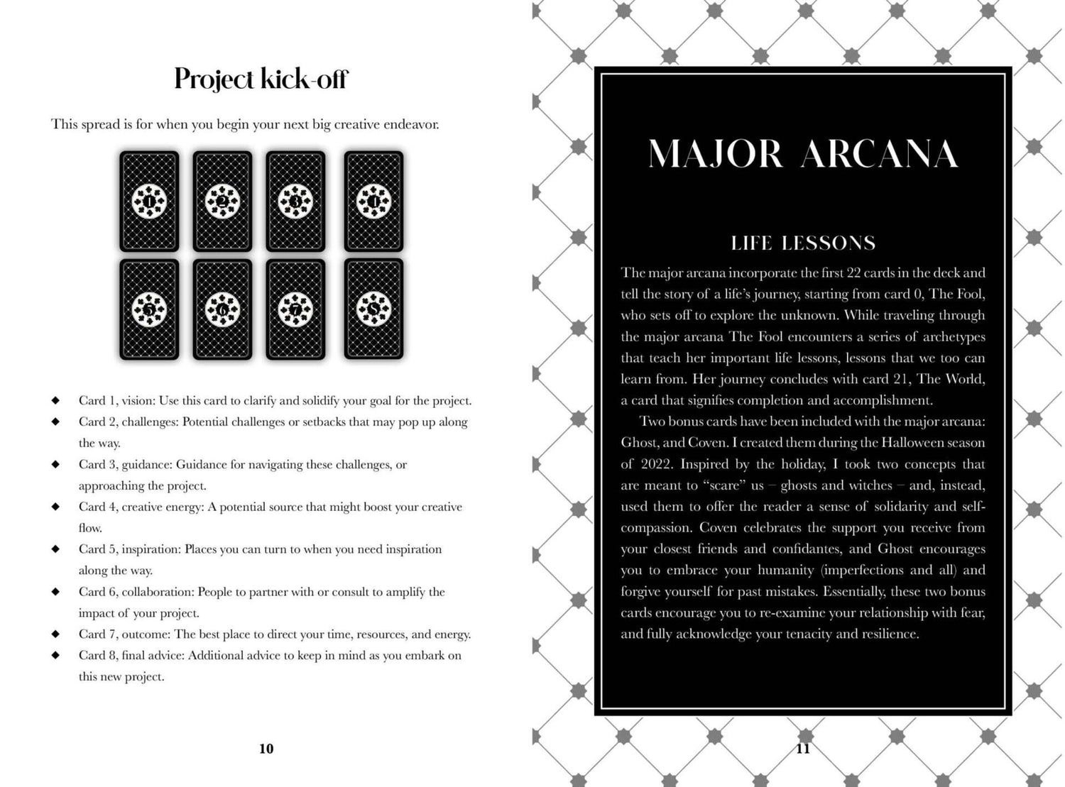 Black Violet Tarot by Heidi Phelps