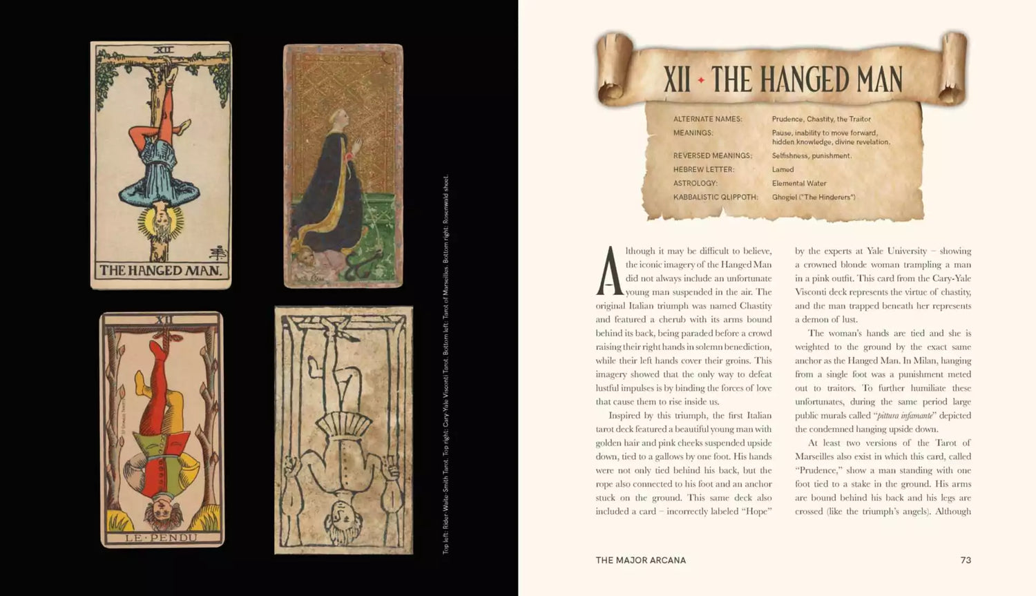 An Occult Guide to the Tarot showing esoteric Major Arcana interpretations