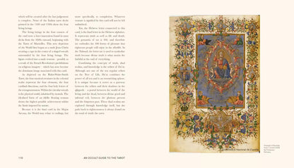 An Occult Guide to the Tarot book detail showing ceremonial magic and tarot connection