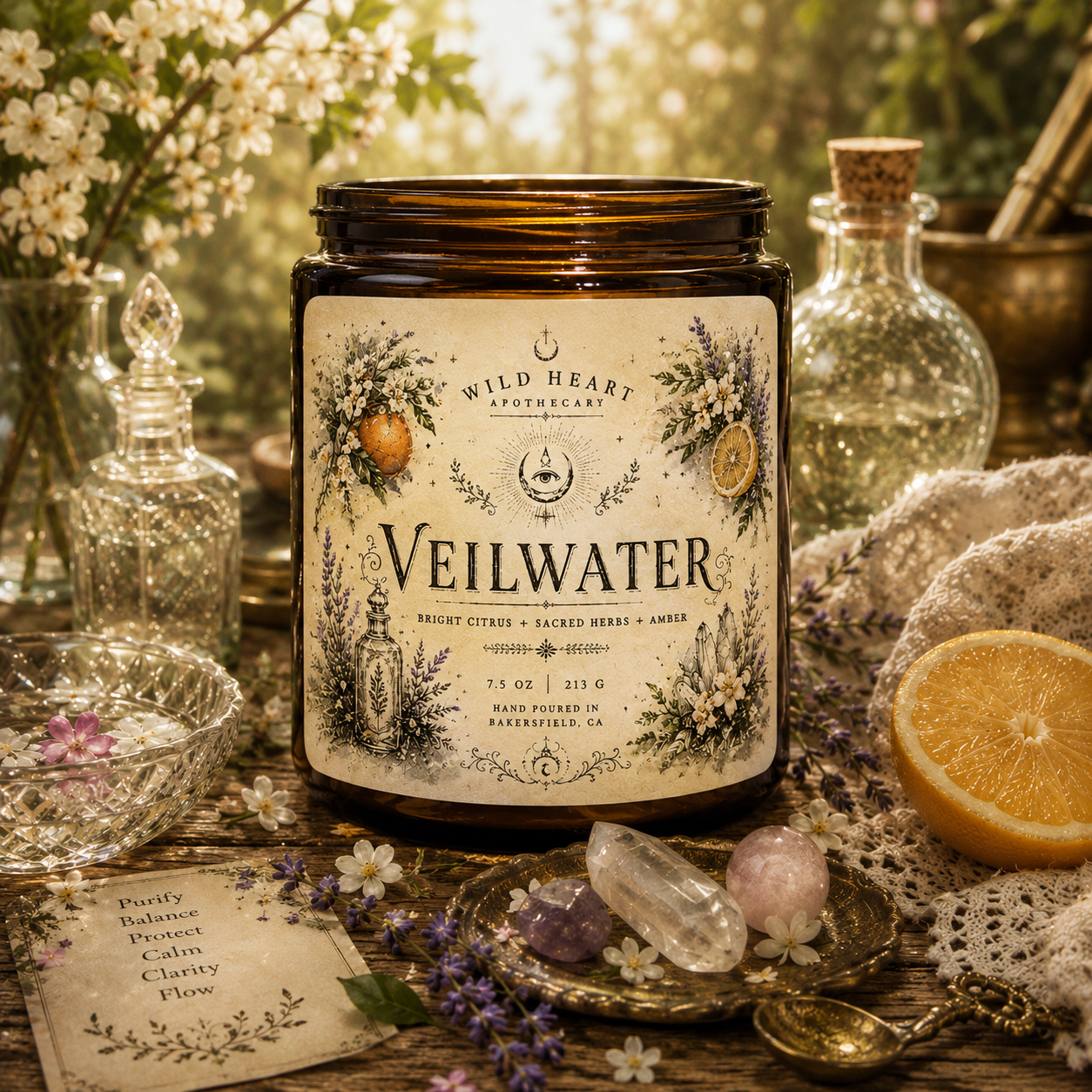 Veilwater Soy Candle