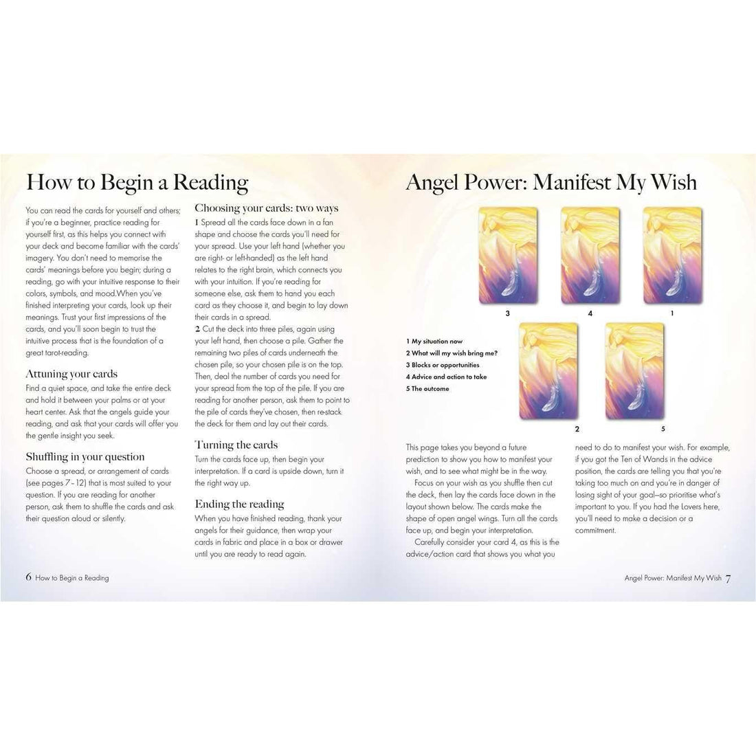 Angel Tarot Deck by Jayne Wallace – 78 Cards &amp; Guidebook for Divine Guidance