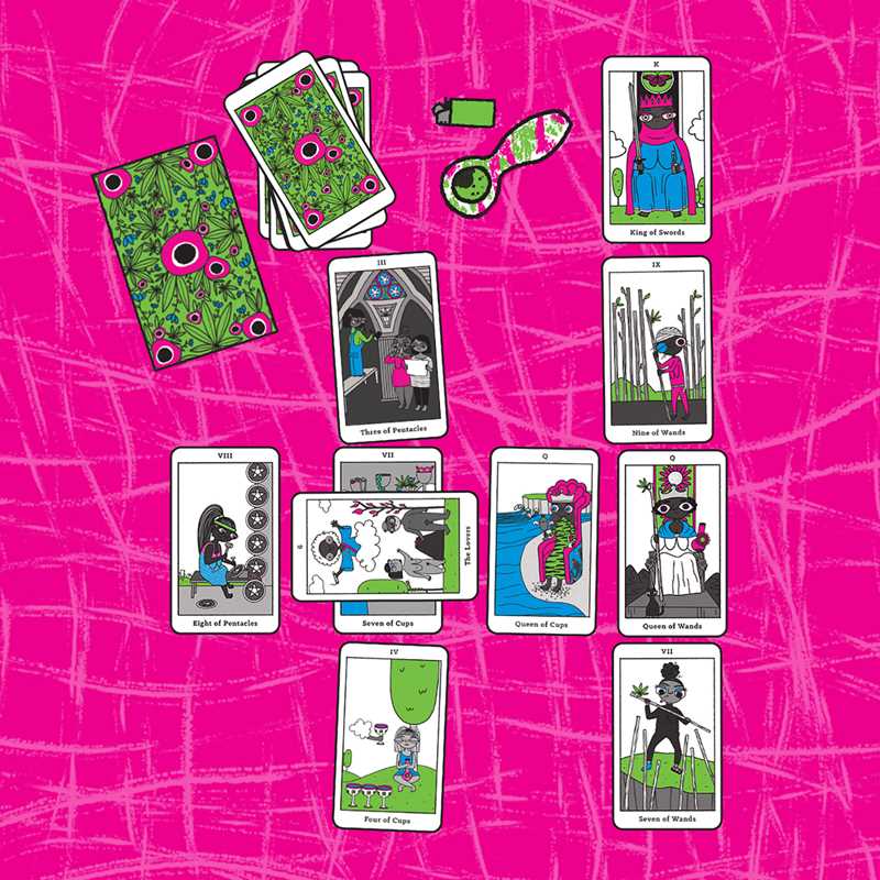 Four Twenty Tarot Deck – Cannabis-Inspired, Inclusive Tarot for Stoners &amp; Seekers