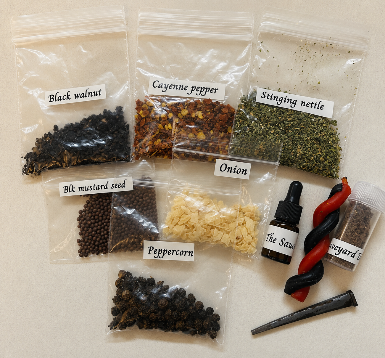 Curse return to sender banishing mirror box spell kit