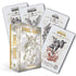 Angel Tarot deck by Travis McHenry showing 78-card box with angelic Shem HaMephorash Kabbalistic imagery on the cover