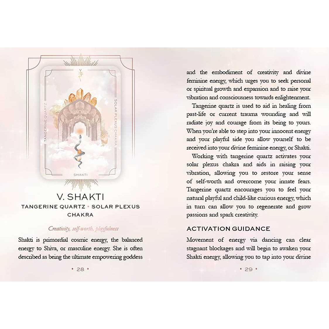 Astral Realms Crystal Oracle Deck – 33 Cards &amp; Guidebook by Leah Shoman