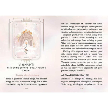 Astral Realms Crystal Oracle Deck – 33 Cards &amp; Guidebook by Leah Shoman