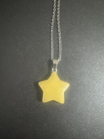 Various Shaped Crystal Necklaces