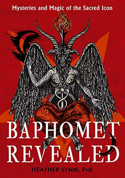 Baphomet Revealed book cover featuring the iconic goat-headed occult figure in dark esoteric design — mysteries of the sacred icon.