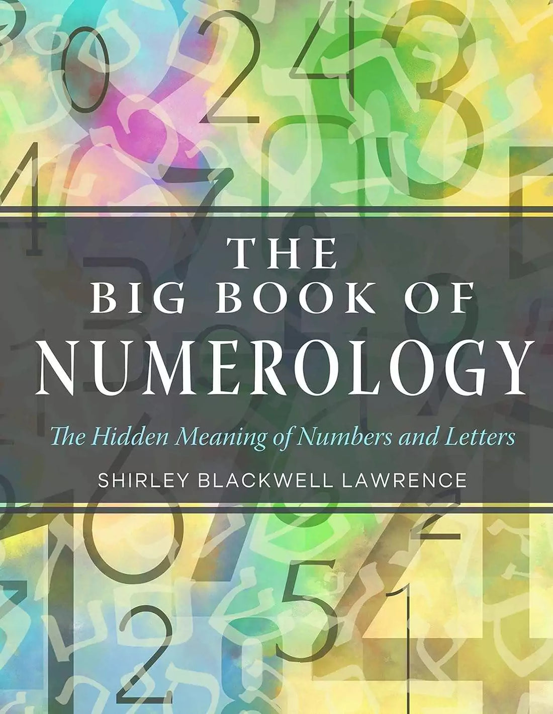 Big Book of Numerology front cover with colorful number imagery and the subtitle &