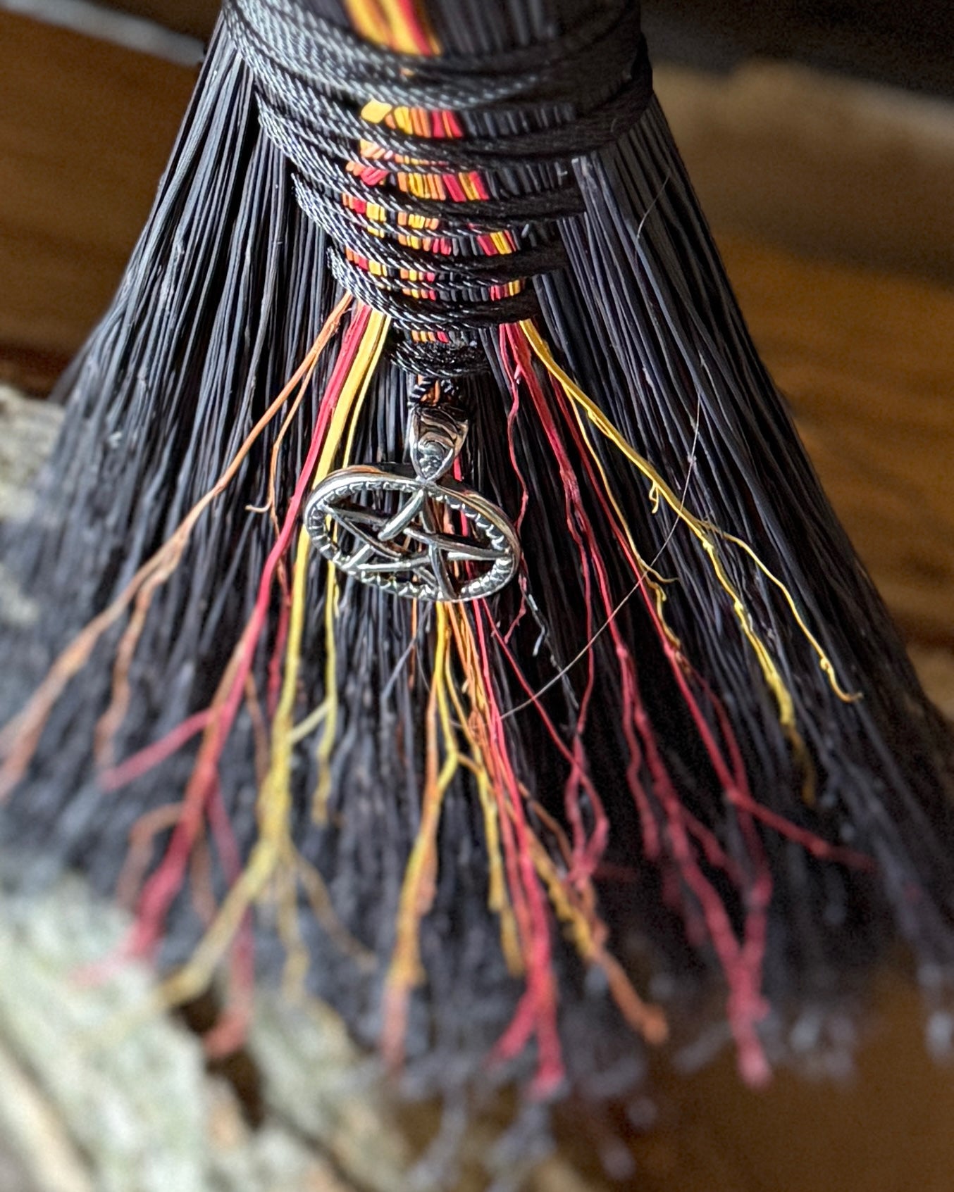 Rooted Flame Athame Besom