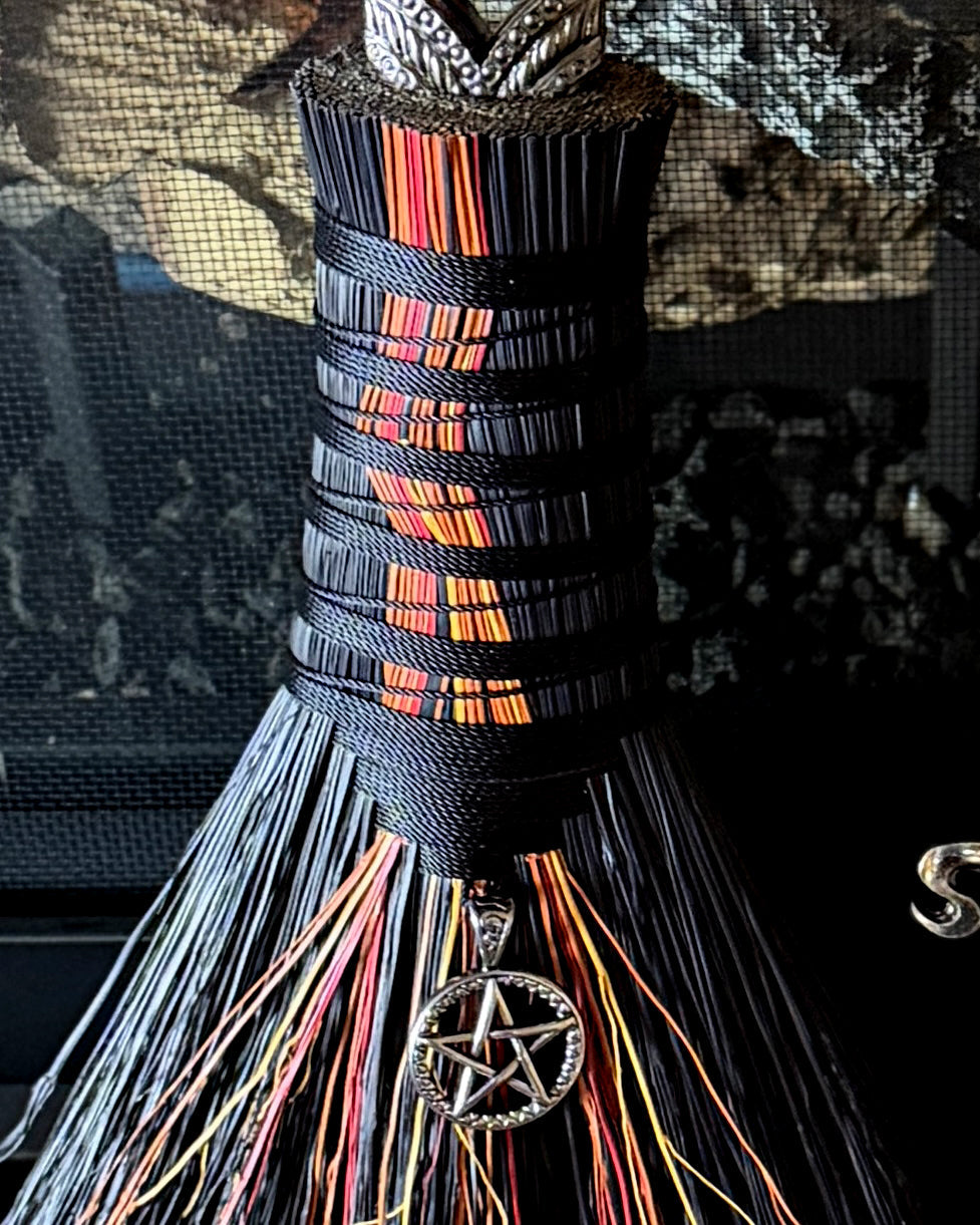 Rooted Ember Athame Besom