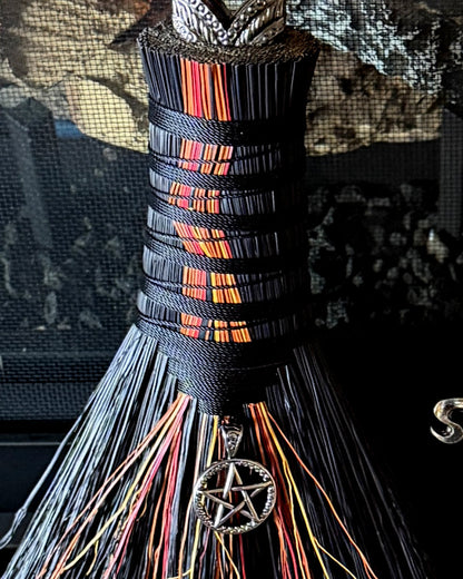 Rooted Ember Athame Besom