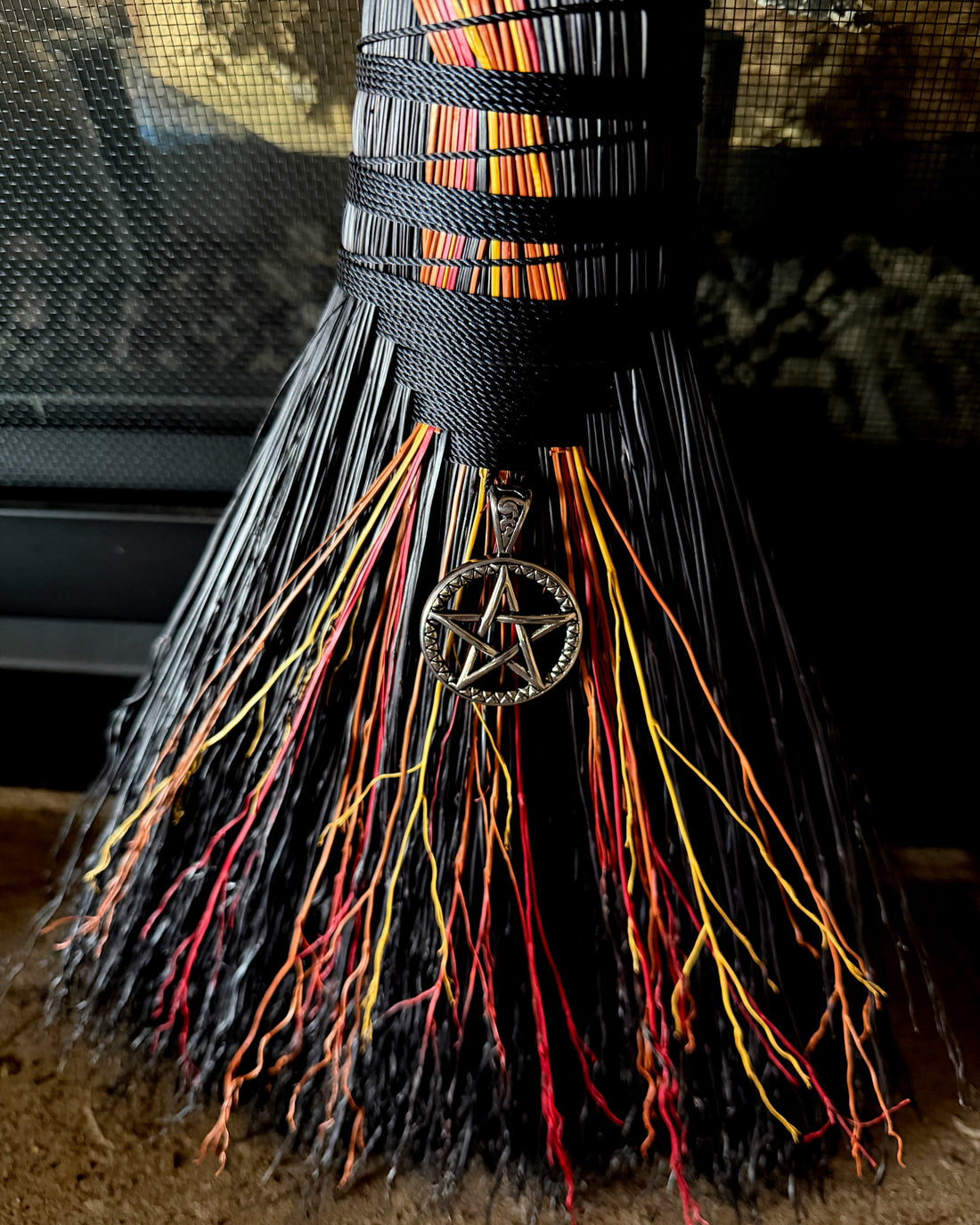 Rooted Ember Athame Besom