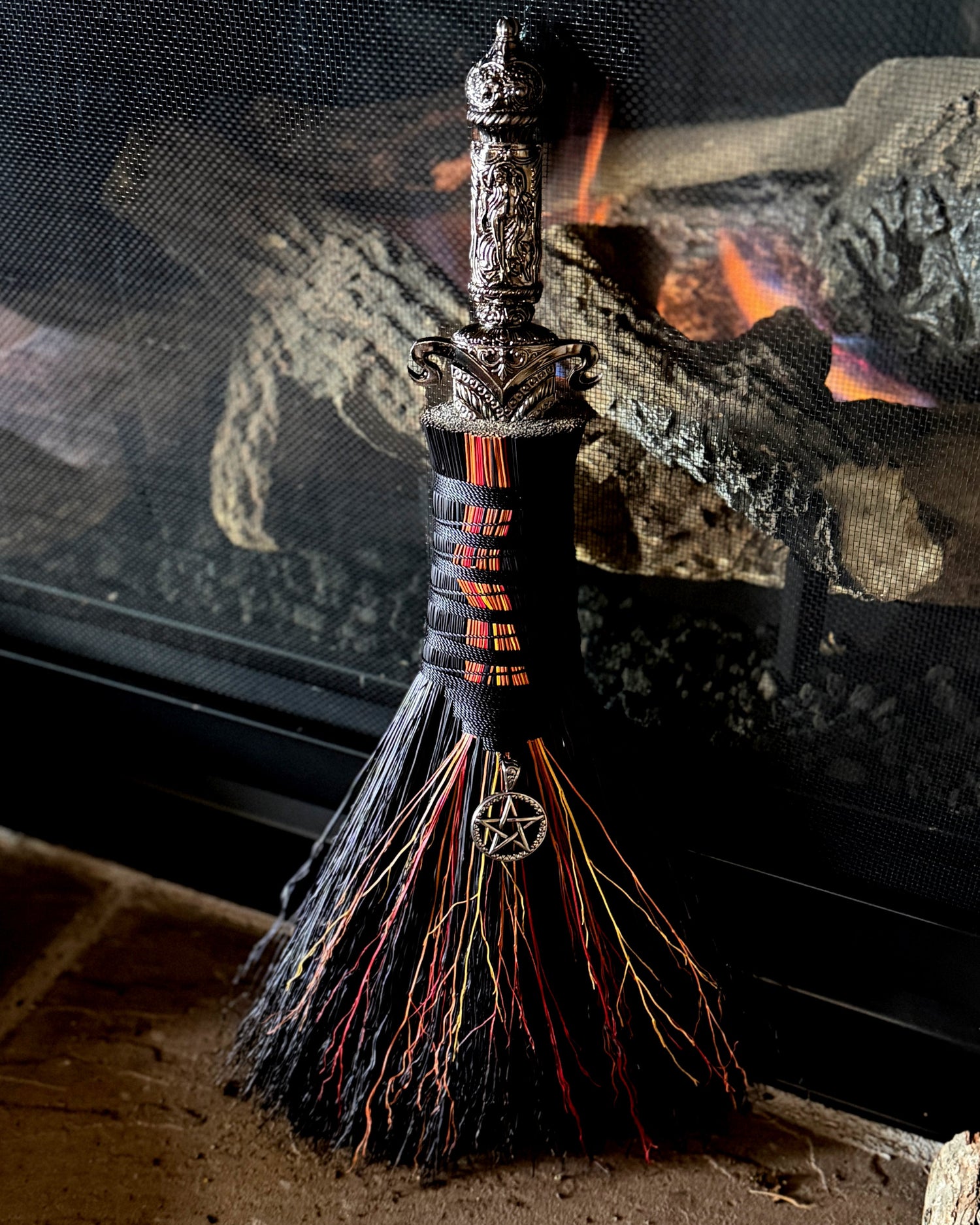 Rooted Ember Athame Besom