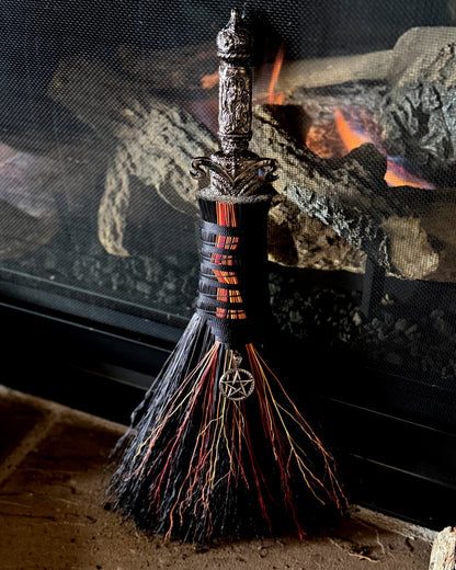 Rooted Ember Athame Besom