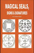 Four mystical seals arranged on an orange background with title &